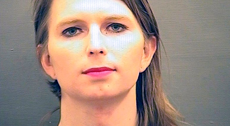 FILE - This undated booking photo provided by the Alexandria Sheriff's Office, in Virginia, shows Chelsea Manning. (Alexandria Sheriff's Office via AP, File) FILE - This undated booking photo provided by the Alexandria Sheriff's Office, in Virginia, shows Chelsea Manning. (Alexandria Sheriff's Office via AP, File)