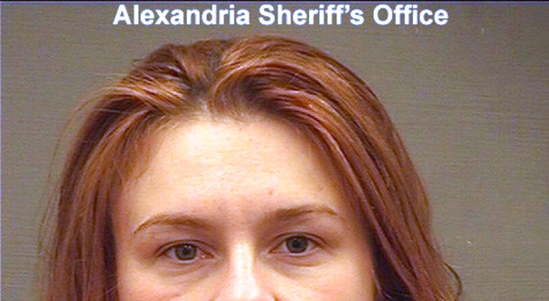 This Friday, Aug. 17, 2018 photo provided by the Alexandria, Va., Detention Center shows Maria Butina. (Alexandria Detention Center via AP)