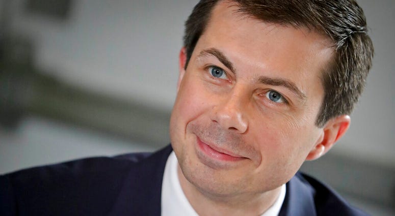 Democratic presidential candidate Mayor Pete Buttigieg, from South Bend, Ind.,, listens during a lunch meeting with civil rights leader Rev. Al Sharpton at Sylvia's Restaurant in Harlem neighborhood of New York. (AP Photo/Bebeto Matthews, Pool) Democratic presidential candidate Mayor Pete Buttigieg, from South Bend, Ind.,, listens during a lunch meeting with civil rights leader Rev. Al Sharpton at Sylvia's Restaurant in Harlem neighborhood of New York. (AP Photo/Bebeto Matthews, Pool)