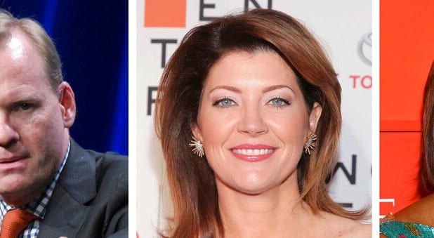 ( Photo by Richard Shotwell, Brent N. Clarke, Charles Sykes/Invision/AP, File) This combination of 2015, 2018 and 2019 photos shows CBS's John Dickerson, Norah O'Donnell and Gayle King, right. ( Photo by Richard Shotwell, Brent N. Clarke, Charles Sykes/Invision/AP, File)