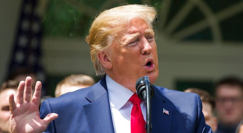 President Trump at the White House, May 6, 2019