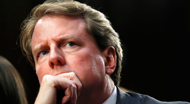 Don McGahn at Senate confirmation hearing for Brett Kavanaugh