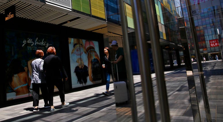 Shoppers in Beijing, China