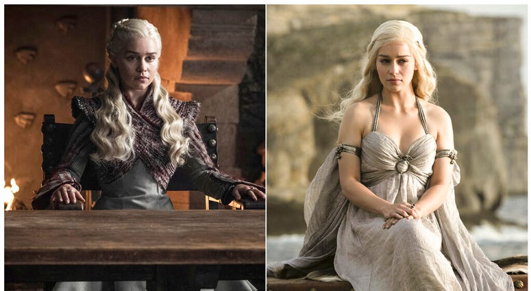 Emilia Clarke then & now