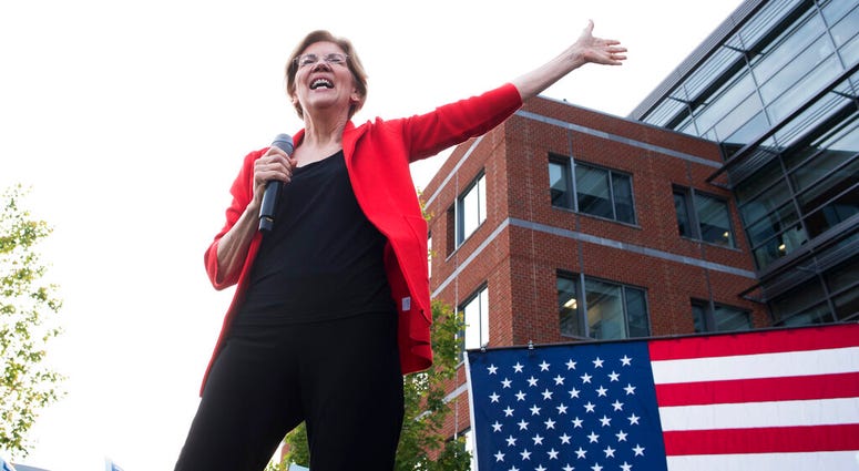 Senator Elizabeth Warren at George Mason University in Fairfax
