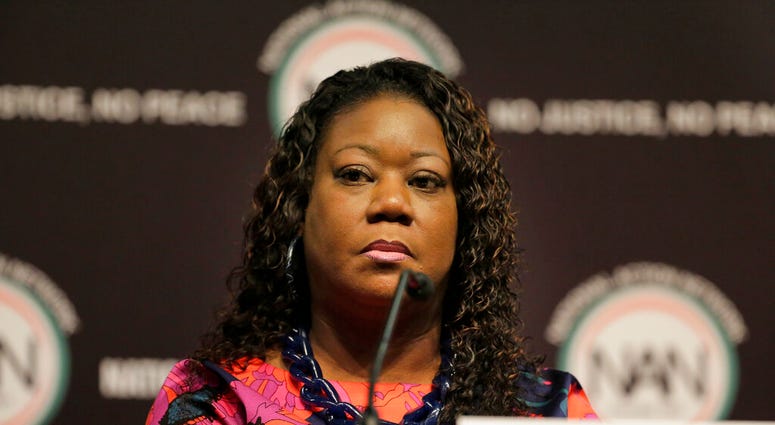 FILE - In this April 3, 2019 photo, Sybrina Fulton participates in a panel at the National Action Network Convention in New York. (AP Photo/Seth Wenig, File) FILE - In this April 3, 2019 photo, Sybrina Fulton participates in a panel at the National Action Network Convention in New York. (AP Photo/Seth Wenig, File)