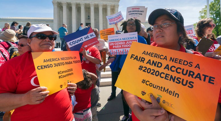 Protesters outside Supreme Court in DC