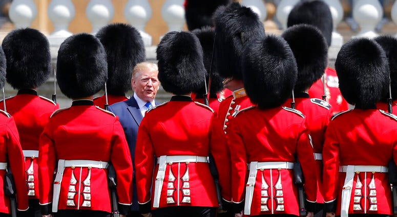 President Trump at Buckingham Palace