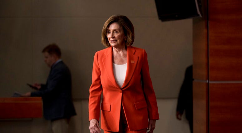 Nancy Pelosi following news conference June 5, 2019