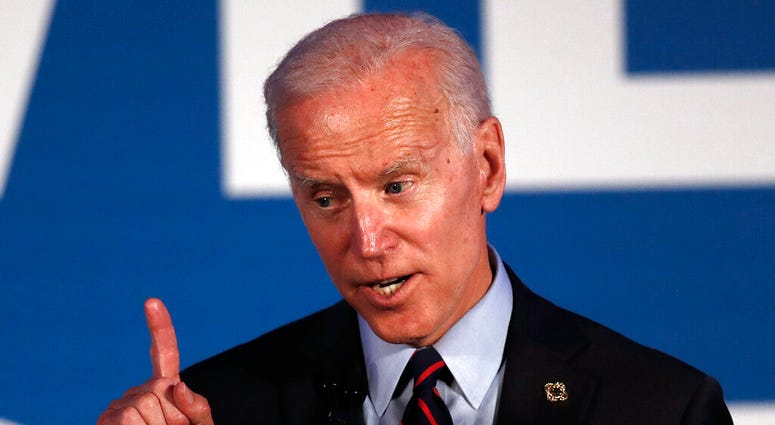 Democratic presidential candidate former Vice President Joe Biden speaks during the I Will Vote Fundraising Gala Thursday, June 6, 2019, in Atlanta. (AP Photo/John Bazemore)