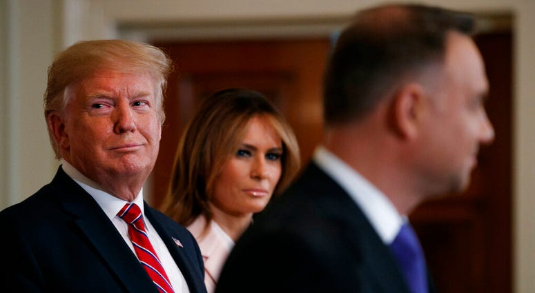 President Trump & First Lady Melania with Polish President