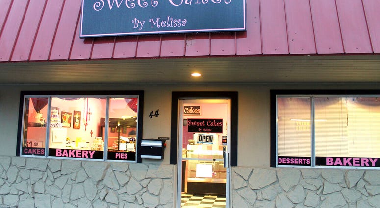 FILE- This Feb. 5, 2013, file photo, shows exterior of the now closed Sweet Cakes by Melissa in Gresham, Ore. The Supreme Court is throwing out an Oregon court ruling against bakers who refused to make a wedding cake for a same-sex couple. The move keeps