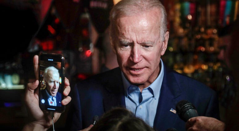 Joe Biden speaking June 18, 2019 in New York