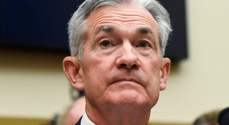 Federal Reserve Chairman Jerome Powell testifies before the House Financial Services Committee on Capitol Hill in Washington, Wednesday, July 10, 2019. (AP Photo/Susan Walsh) Federal Reserve Chairman Jerome Powell testifies before the House Financial Services Committee on Capitol Hill in Washington, Wednesday, July 10, 2019. (AP Photo/Susan Walsh)