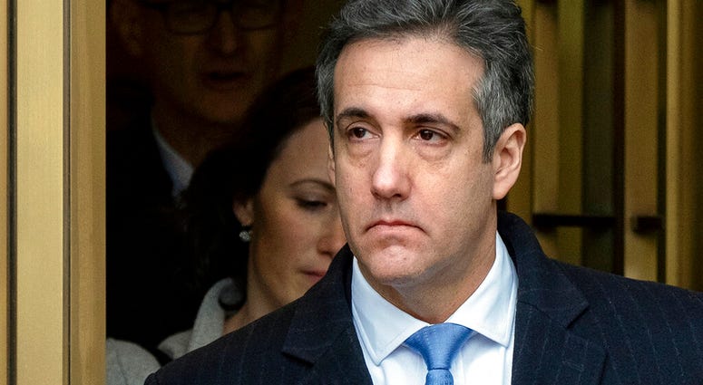 In this Dec. 12, 2018, file photo, Michael Cohen, President Donald Trump's former lawyer, leaves federal court after his sentencing in New York. (AP Photo/Craig Ruttle, File)