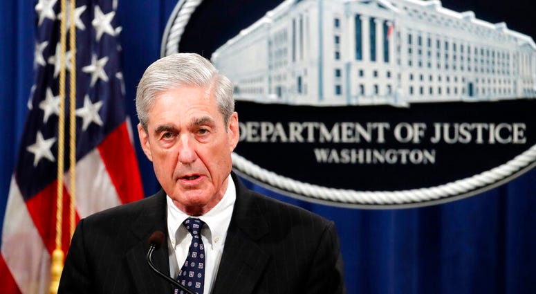 Special counsel Robert Mueller speaks at the Department of Justice in Washington, about the Russia investigation. (AP Photo/Carolyn Kaster, File) Special counsel Robert Mueller speaks at the Department of Justice in Washington, about the Russia investigation. (AP Photo/Carolyn Kaster, File)