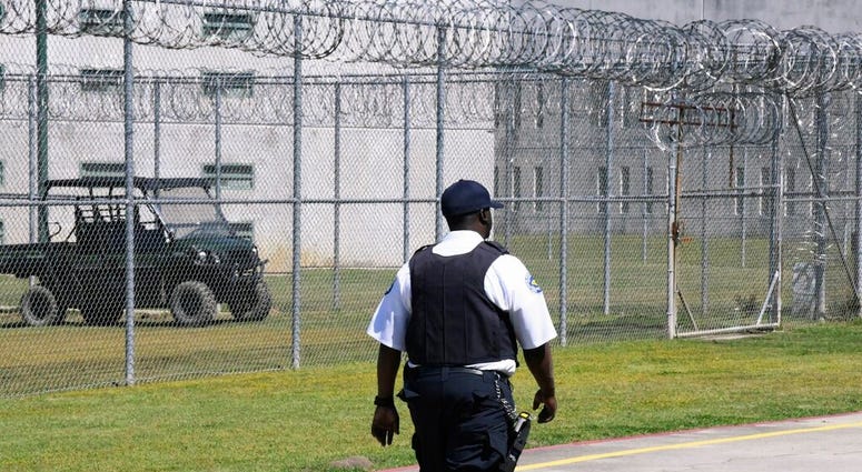 FILE-In this Wednesday, April 10, 2019 file photo, prison staff work at Lee Correctional Institution, in Bishopville, S.C. (AP Photo/Meg Kinnard, File) FILE-In this Wednesday, April 10, 2019 file photo, prison staff work at Lee Correctional Institution, in Bishopville, S.C. (AP Photo/Meg Kinnard, File)