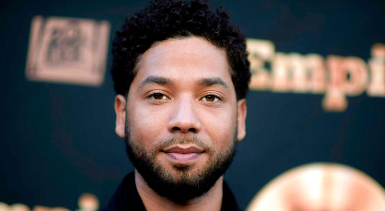FILE - In this May 20, 2016 file photo, actor and singer Jussie Smollett attends the "Empire" FYC Event in Los Angeles. Fox Entertainment chief Charlie Collier says Jussie Smollett won't be back on "Empire." Collier, speaking to TV critics Wednesday, affi