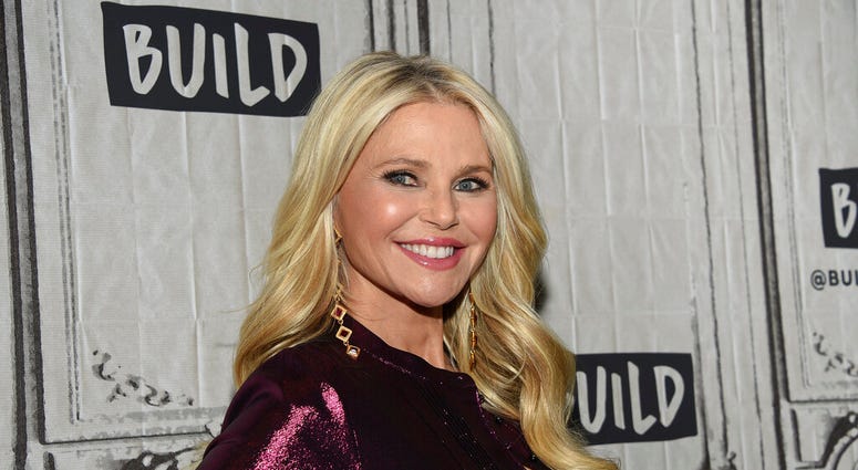 FILE - In this Jan. 29, 2019, file photo, model Christie Brinkley participates in the BUILD Speaker Series to discuss the "Milestones of Me" campaign at AOL Studios in New York. Hannah Brown of "The Bachelorette,'' Brinkley, and former White House press s