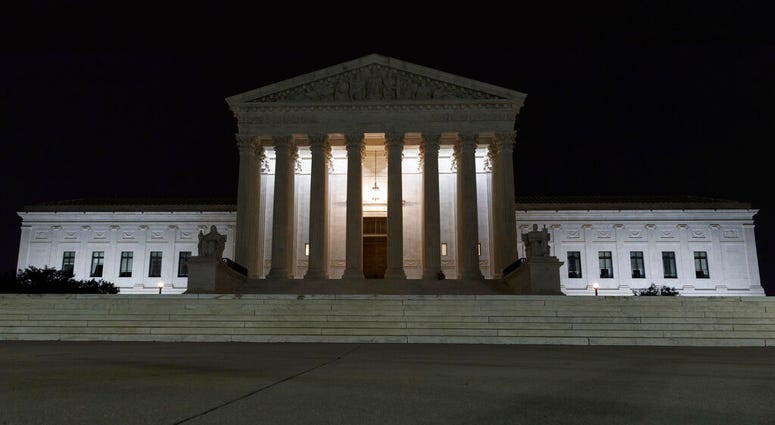 In this July 16, 2019, file photo, the Supreme Court is seen in Washington. (AP Photo/Carolyn Kaster)