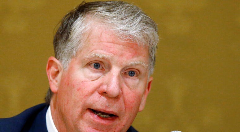 FILE - In this Thursday, Sept. 27, 2018, file photo, Manhattan District Attorney Cyrus Vance speaks during a discussion in Salt Lake City.