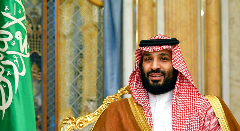 FILE - In this Sept. 18, 2019, file photo, Saudi Arabia's Crown Prince Mohammed bin Salman attends a meeting with U.S. Secretary of State Mike Pompeo in Jeddah, Saudi Arabia. (Mandel Ngan/Pool Photo via AP, File) FILE - In this Sept. 18, 2019, file photo, Saudi Arabia's Crown Prince Mohammed bin Salman attends a meeting with U.S. Secretary of State Mike Pompeo in Jeddah, Saudi Arabia. (Mandel Ngan/Pool Photo via AP, File)