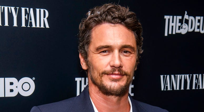 FILE - This Sept. 5, 2019 file photo shows James Franco at the premiere of HBO's "The Deuce" third and final season in New York. Two actresses have sued Franco and his former acting and film school, saying they were pushed into gratuitous and exploitative