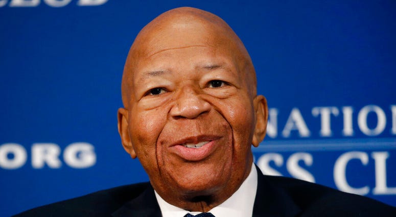 In this Aug. 7, 2019, file photo, Rep. Elijah Cummings, D-Md., speaks during a luncheon at the National Press Club in Washington. (AP Photo/Patrick Semansky, File)