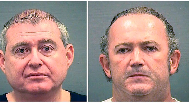 This combination of Oct. 9, 2019, photos provided by the Alexandria Sheriff's Office shows booking photos of Lev Parnas, left, and Igor Fruman. (Alexandria Sheriff's Office via AP, File) This combination of Oct. 9, 2019, photos provided by the Alexandria Sheriff's Office shows booking photos of Lev Parnas, left, and Igor Fruman. (Alexandria Sheriff's Office via AP, File)