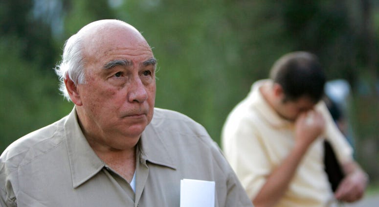 FILE - In this Aug. 20, 2007, file photo Robert Murray, founder and chairman of Cleveland-based Murray Energy Corp., arrives at a news conference at the entrance to the Crandall Canyon Mine, in northwest of Huntington, Utah. Ohio-based Murray Energy filed