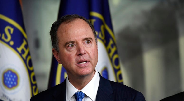 House Intelligence Committee Chairman Adam Schiff, D-Calif., speaks during a news conference on Capitol Hill in Washington, Thursday, Oct. 31, 2019. (AP Photo/Susan Walsh)