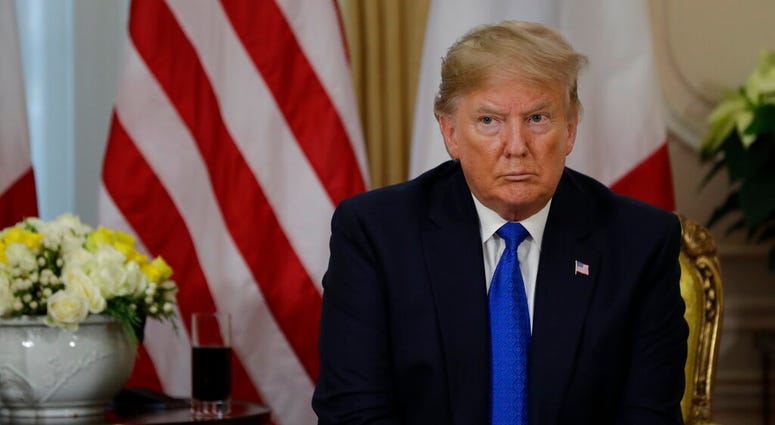 President Donald meets French President Emmanuel Macron at Winfield House, Tuesday, Dec. 3, 2019, in London. (AP Photo/ Evan Vucci) President Donald meets French President Emmanuel Macron at Winfield House, Tuesday, Dec. 3, 2019, in London. (AP Photo/ Evan Vucci)