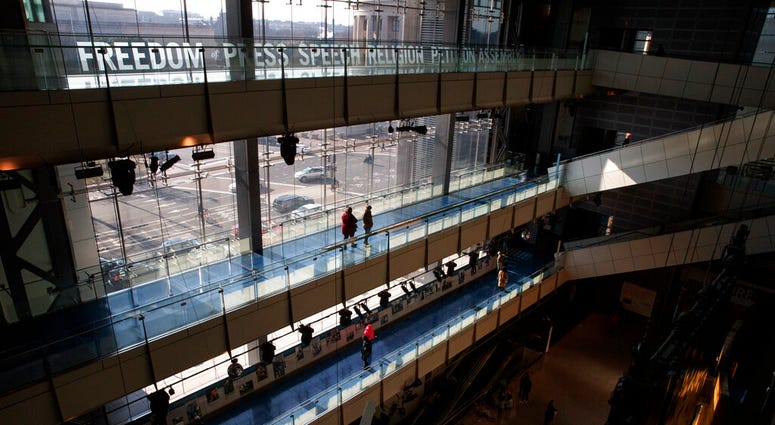 In this Friday, Dec. 20, 2019, photo, people visit the Newseum, in Washington. (AP Photo/Jacquelyn Martin) In this Friday, Dec. 20, 2019, photo, people visit the Newseum, in Washington. (AP Photo/Jacquelyn Martin)