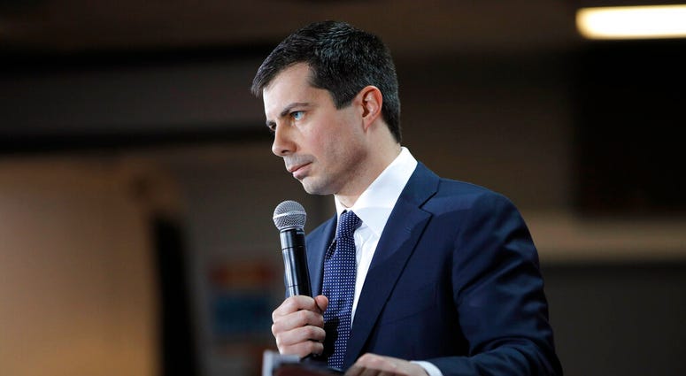 Democratic presidential candidate South Bend Mayor Pete Buttigieg speaks at a culinary workers union hall Saturday, Jan. 11, 2020, in Las Vegas. (AP Photo/John Locher) Democratic presidential candidate South Bend Mayor Pete Buttigieg speaks at a culinary workers union hall Saturday, Jan. 11, 2020, in Las Vegas. (AP Photo/John Locher)