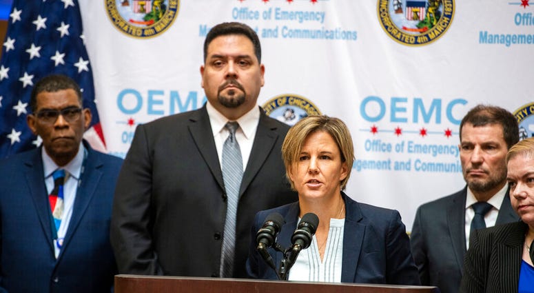 Dr. Jennifer Layden, Chief Medical Officer of the Illinois Department of Public Health, speaks at a news conference, Friday, Jan. 24, 2020, in Chicago. (Tyler LaRiviere/Chicago Sun-Times via AP) Dr. Jennifer Layden, Chief Medical Officer of the Illinois Department of Public Health, speaks at a news conference, Friday, Jan. 24, 2020, in Chicago. (Tyler LaRiviere/Chicago Sun-Times via AP)