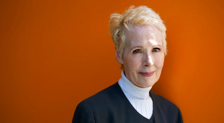 In this June 23, 2019, file photo, E. Jean Carroll poses for a photo in New York. (AP Photo/Craig Ruttle, File) In this June 23, 2019, file photo, E. Jean Carroll poses for a photo in New York. (AP Photo/Craig Ruttle, File)