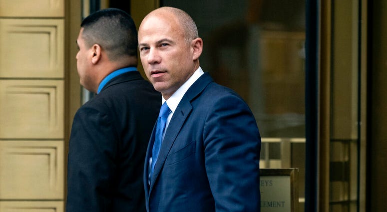 In this July 23, 2019, file photo, California attorney Michael Avenatti walks from a courthouse in New York, after facing charges. (AP Photo/Craig Ruttle, File) In this July 23, 2019, file photo, California attorney Michael Avenatti walks from a courthouse in New York, after facing charges. (AP Photo/Craig Ruttle, File)