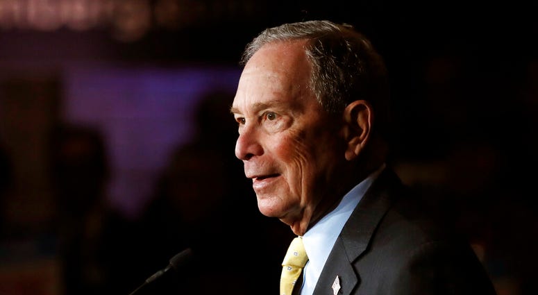 FILE - In this Tuesday, Feb. 4, 2020, file photo, Democratic presidential candidate and former New York City Mayor Michael Bloomberg talks to supporters, in Detroit. (AP Photo/Carlos Osorio, File) FILE - In this Tuesday, Feb. 4, 2020, file photo, Democratic presidential candidate and former New York City Mayor Michael Bloomberg talks to supporters, in Detroit. (AP Photo/Carlos Osorio, File)