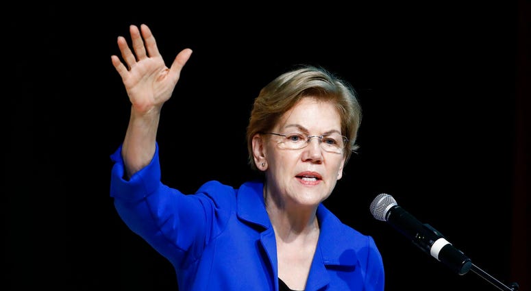 In this Feb. 26, 2020 file photo Democratic presidential candidate Sen. Elizabeth Warren, D-Mass., speaks at the National Action Network South Carolina Ministers' Breakfast in North Charleston, S.C. (AP Photo/Matt Rourke) In this Feb. 26, 2020 file photo Democratic presidential candidate Sen. Elizabeth Warren, D-Mass., speaks at the National Action Network South Carolina Ministers' Breakfast in North Charleston, S.C. (AP Photo/Matt Rourke)