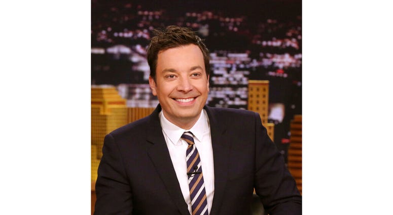 In this April 20, 2017 photo released by NBC, Jimmy Fallon, host of "The Tonight Show Starring Jimmy Fallon," appears during a taping of his show in New York. (Andrew Lipovsky/NBC via AP) In this April 20, 2017 photo released by NBC, Jimmy Fallon, host of "The Tonight Show Starring Jimmy Fallon," appears during a taping of his show in New York. (Andrew Lipovsky/NBC via AP)