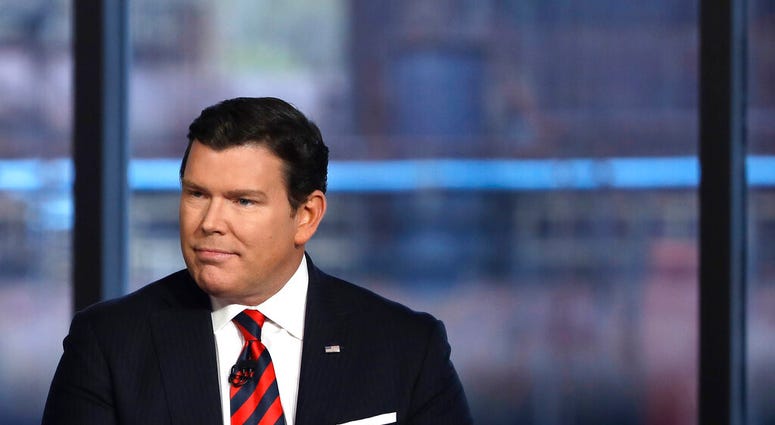FILE - In this April 15, 2019, file photo is Bret Baier during a Fox News town-hall style event, in Bethlehem, Pa.