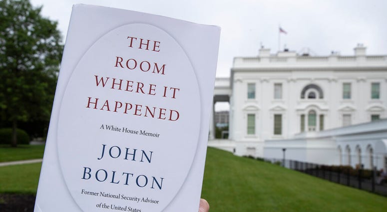 A copy of "The Room Where It Happened," by former national security adviser John Bolton, is photographed at the White House, Thursday, June 18, 2020, in Washington.