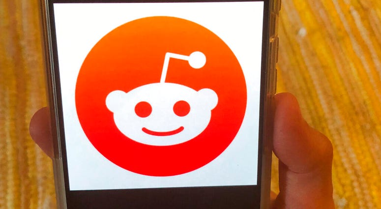 This Monday, June 29, 2020 photo shows the Reddit logo on a mobile device in New York.