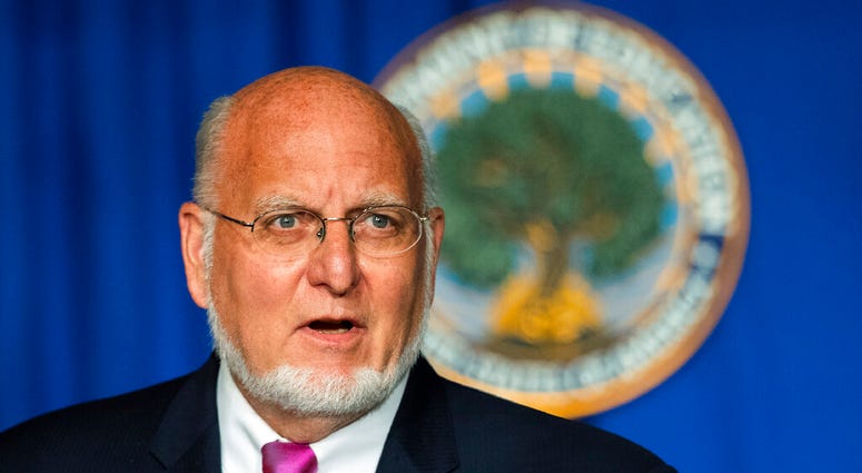 Director of the Centers for Disease Control and Prevention Robert Redfield, speaks during a White House Coronavirus Task Force briefing at the Department of Education building Wednesday, July 8, 2020, in Washington.