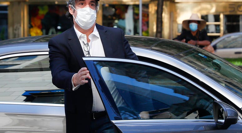 FILE - Michael Cohen arrives at his New York City apartment in this May 21, 2020 file photo.