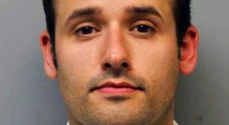 This Monday, Aug. 10, 2020 arrest photo provided by the Wethersfield, Conn., Police Department shows Thomas Gilmer. Gilmer, a Connecticut congressional candidate for Congress. (Wethersfield Police Department via AP) This Monday, Aug. 10, 2020 arrest photo provided by the Wethersfield, Conn., Police Department shows Thomas Gilmer. Gilmer, a Connecticut congressional candidate for Congress. (Wethersfield Police Department via AP)
