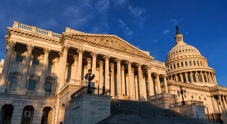The House of Representatives side of the U.S. Capitol is seen on the morning of Election Day, Tuesday, Nov. 3, 2020, in Washington. (AP Photo/J. Scott Applewhite) The House of Representatives side of the U.S. Capitol is seen on the morning of Election Day, Tuesday, Nov. 3, 2020, in Washington. (AP Photo/J. Scott Applewhite)