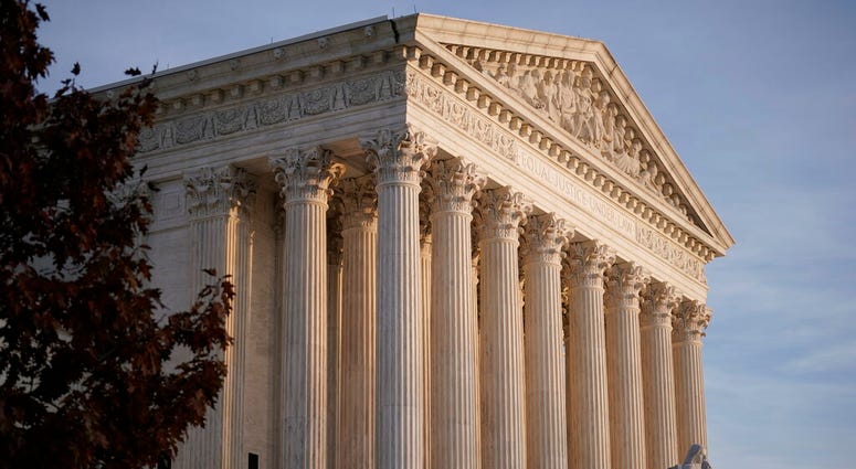 In this Nov. 5, 2020 file photo, The Supreme Court is seen in Washington.