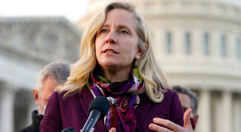 Rep. Abigail Spanberger, D-Va., speaks during a news conference with the Problem Solvers Caucus about the expected passage of the emergency COVID-19 relief bill, Monday, Dec. 21, 2020, on Capitol Hill in Washington. (AP Photo/Jacquelyn Martin) Rep. Abigail Spanberger, D-Va., speaks during a news conference with the Problem Solvers Caucus about the expected passage of the emergency COVID-19 relief bill, Monday, Dec. 21, 2020, on Capitol Hill in Washington. (AP Photo/Jacquelyn Martin)