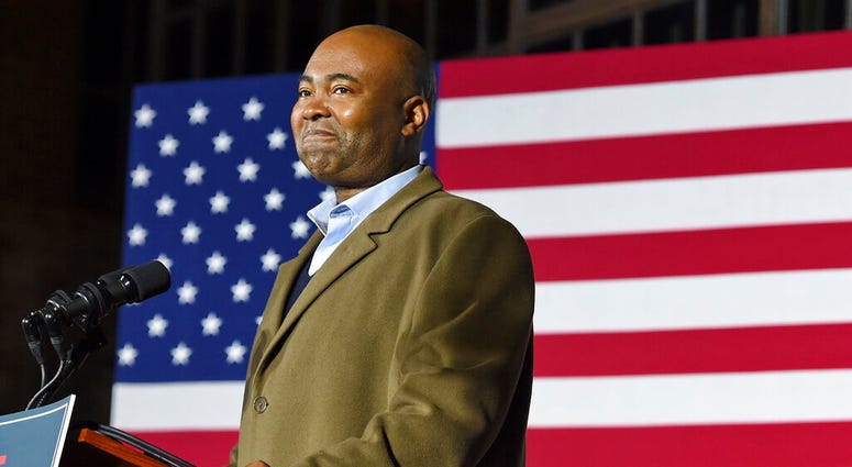 FILE - In this Nov. 3, 2020, file photo Democratic Senate candidate Jaime Harrison speaks at a watch party in Columbia, S.C., after losing the Senate race. (AP Photo/Richard Shiro, File) FILE - In this Nov. 3, 2020, file photo Democratic Senate candidate Jaime Harrison speaks at a watch party in Columbia, S.C., after losing the Senate race. (AP Photo/Richard Shiro, File)